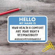 Advocate For Yourself Disabled Chronic Illness Vinyl Sticker