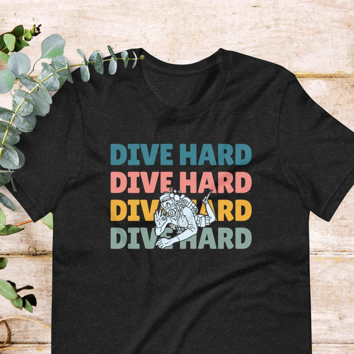 Dive Hard Scuba Diver T-Shirt | Baby Toddler Adult
