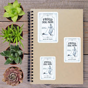 Dog Mom Ace Of Pups Tarot Style Vinyl Sticker - Aphantastic Designs