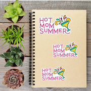 Hot Mom Summer Vinyl Sticker
