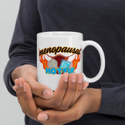Menopausal Hottie Menopause Mug | Ceramic, Left Hand Friendly, & Dishwasher Safe - Aphantastic Designs