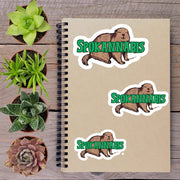 NSFW Spokane Spokannabis Marmot PNW Stoner Vinyl Sticker