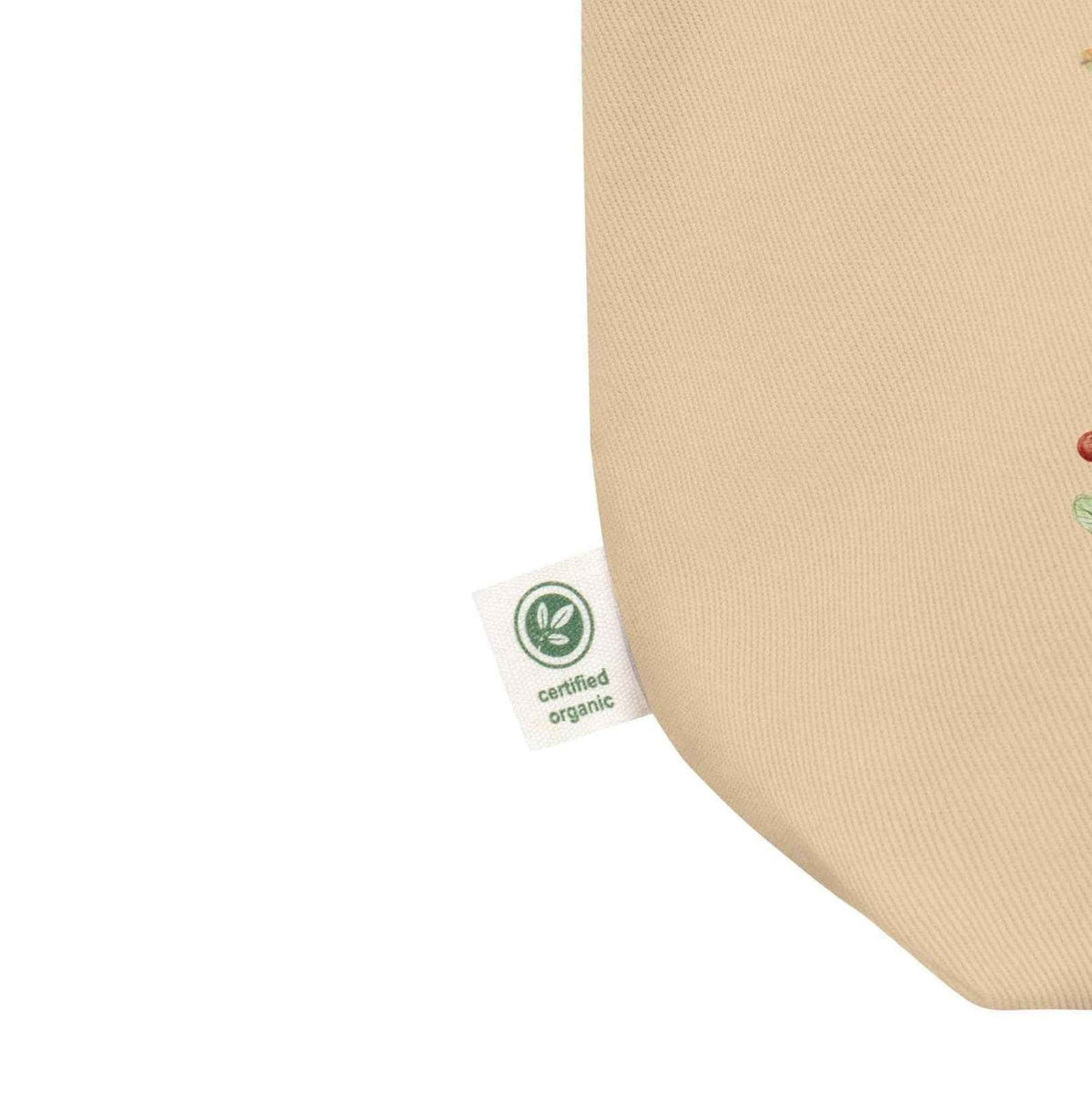 Orange Cat Organic Cotton Tote Bag