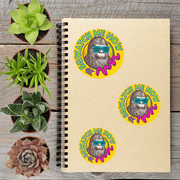 Rad Bigfoot PNW Sasquatch Vinyl Sticker - Aphantastic Designs