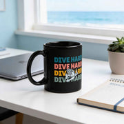 Rad Dive Hard Scuba Diver Mug