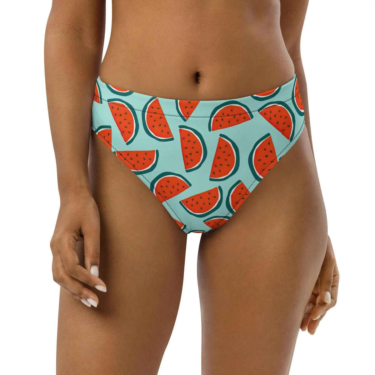 Watermelon Bikini Bottoms | High Waisted/String