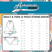 Watermelon Bikini Bottoms | High Waisted/String